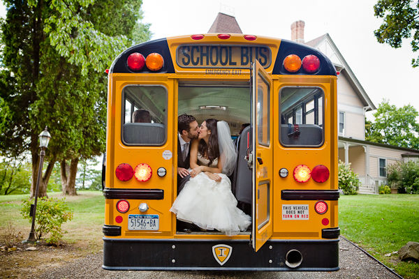 School buses for weddings